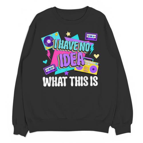 Retro 80s Style 90s Pop Fashion Nostalgia Eighties Music Unisex Sweatshirt - Figerry