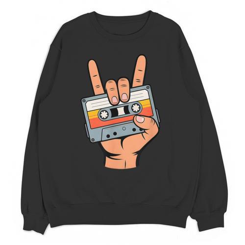 Retro Cassette Tape For 80s & 90s Nostalgia Unisex Sweatshirt - Figerry