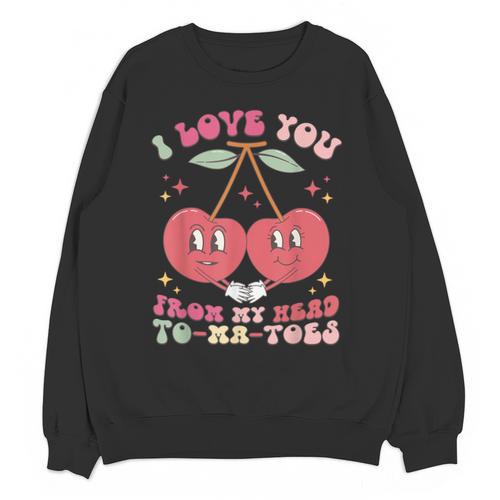 Retro Cherry Love 90s Nostalgia Unisex Sweatshirt - Figerry