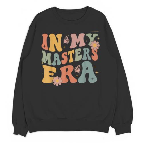 Retro Groovy In My Master's Degree Era Graduation Master Unisex Sweatshirt - Best Gift Smart