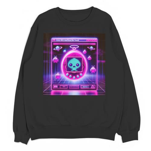 Retro Nostalgia Vaporwave- Error 404 Unisex Sweatshirt - Figerry