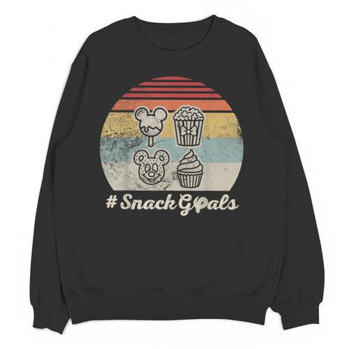 Retro Snack Goals Icon Nostalgia Unisex Sweatshirt - Figerry