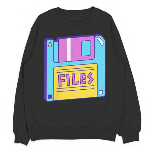 Retro TechnologyOld School Floppy Nostalgia 90s Generation Unisex Sweatshirt - Figerry