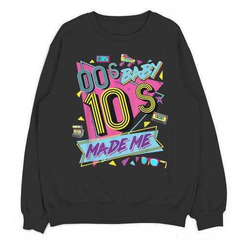 Retro Vintage 00's Baby 10's Made Me Nostalgia Classic Unisex Sweatshirt - Figerry
