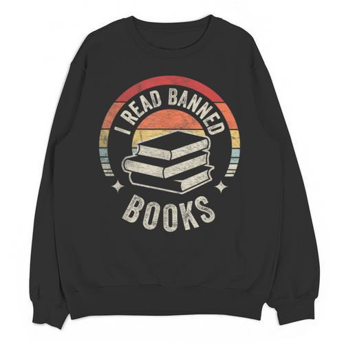 Retro Vintage Banned Books Shirt I Read Banned Books Unisex Sweatshirt - Bookorys DE