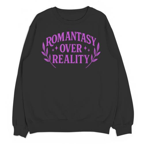 Romantasy Book Reader Aesthetic With Fantasy Feels Unisex Sweatshirt - Bookorys UK