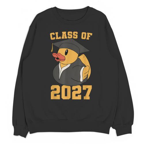 Rubber Duck Class Of 2027 Senior 2027 Graduation Year Senior Unisex Sweatshirt - Best Gift Smart