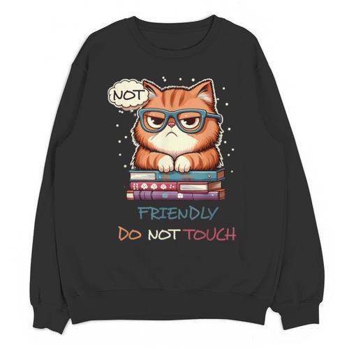 Sarcastic Loner Introvert Not a Friendly Do Not Touchs Unisex Sweatshirt - Raresse