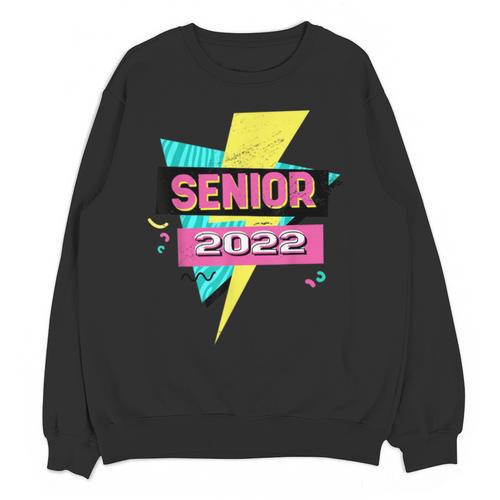 Senior 2022 Graduation Class Of 2022 Retro 90's Graduation Unisex Sweatshirt - Best Gift Smart