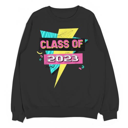 Senior 2023 Graduation Class Of 2023 Retro 90's Graduation Unisex Sweatshirt - Best Gift Smart