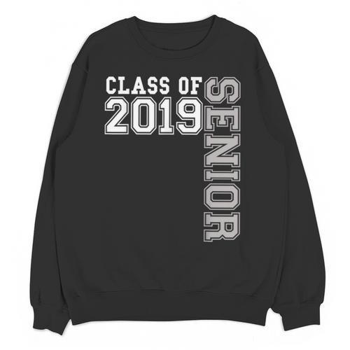 Senior Class Of 2019 19 Shirt High School Graduation Unisex Sweatshirt - Best Gift Smart
