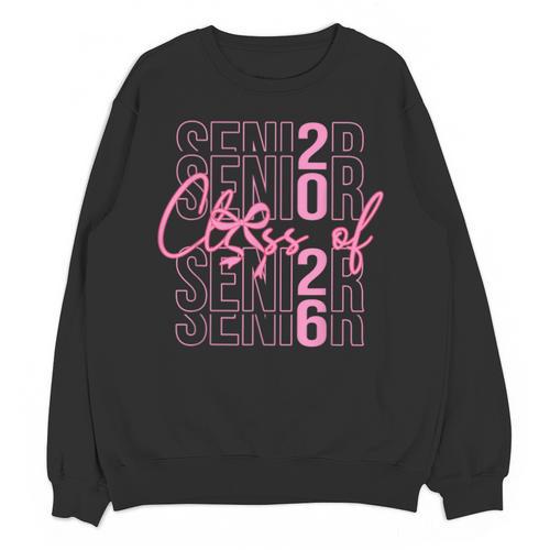 Senior Class Of 2026 Coquette Bow Graduation 2026 Girl Women Unisex Sweatshirt - Best Gift Smart