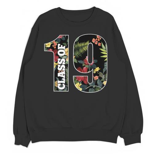 Senior Floral Class Of 2019 Shirt Graduation Idea Unisex Sweatshirt - Best Gift Smart