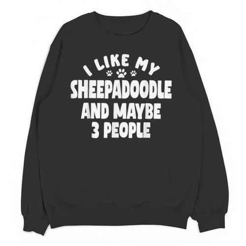 Sheepadoodle Fur Parent Sheeppoo Lover Dog Owner Introvert Unisex Sweatshirt - Raresse