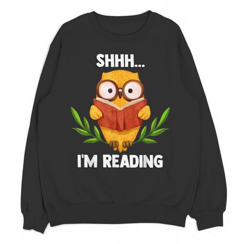 Shhh I'm Reading World Book Day Costume 2026 Kids Unisex Sweatshirt - Bookorys UK