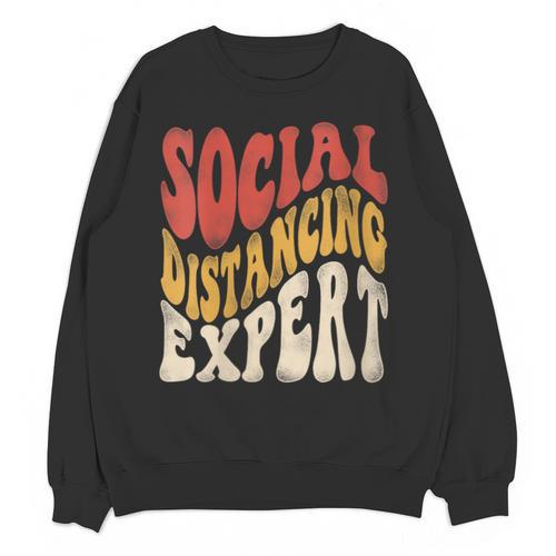 Social Distancing Expert Introvert Unisex Sweatshirt - Raresse