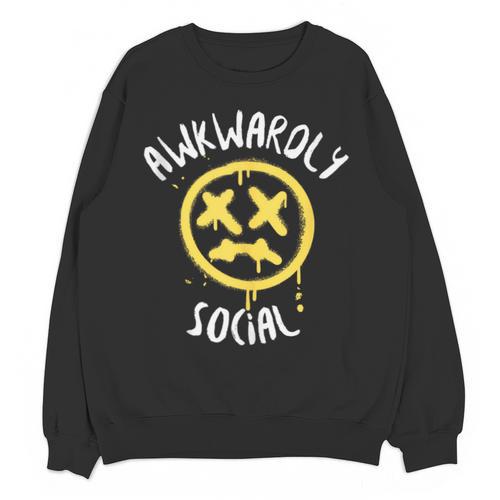 Socially Awkward Introvert Social Anxious Awkwardly Social Unisex Sweatshirt - Raresse