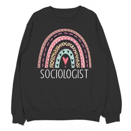 Sociologist Sociology Teacher Graduation Rainbow Unisex Sweatshirt - Best Gift Smart