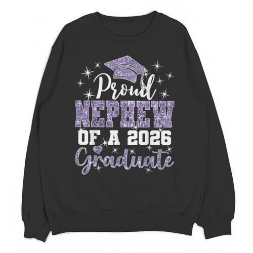 Super Proud Nephew Of 2026 Graduate Senior Graduation Family Unisex Sweatshirt - Best Gift Smart