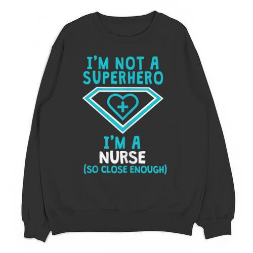 Superhero RN Nurse Shirt Graduation Unisex Sweatshirt - Best Gift Smart