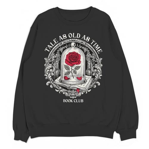Tale As Old As Time Classic Book Lover Retro Unisex Sweatshirt - Bookorys AU