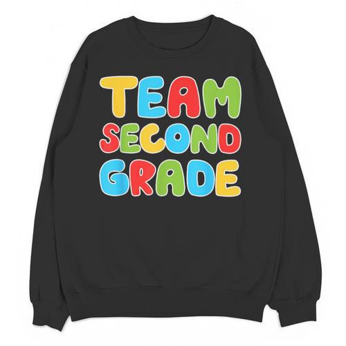 Team Second Grade Shirt 2nd Grade Back To School Graduation Unisex Sweatshirt - Best Gift Smart