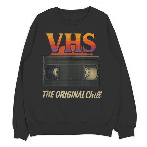VHS Tape Nostalgia Old School Technology Humor Unisex Sweatshirt - Figerry