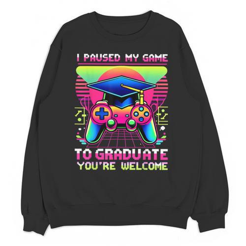 Video Gamer Graduate Graduation Grad Gaming Unisex Sweatshirt - Best Gift Smart