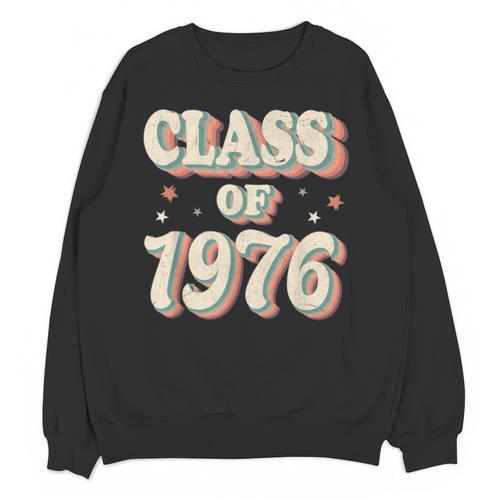 Vintage Class Of 1976 76 High School Graduation Unisex Sweatshirt - Best Gift Smart