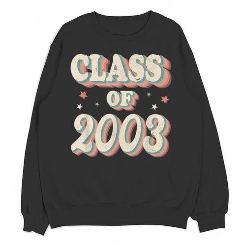 Vintage Class Of 2003 03 High School Graduation Unisex Sweatshirt - Best Gift Smart