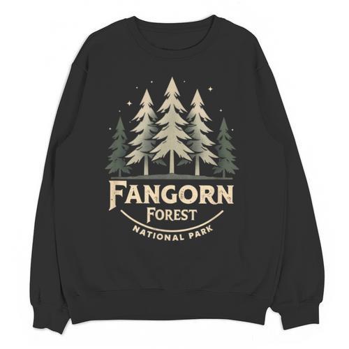 Vintage Fangorn Forest National Park Bookworms Saying Retro Unisex Sweatshirt - Bookorys UK