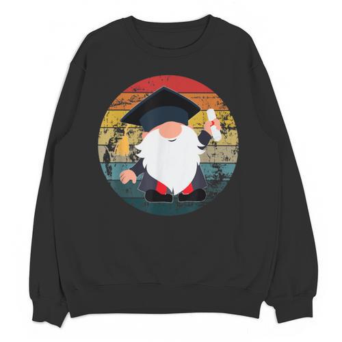 Vintage Graduation Gnome Unisex Sweatshirt - Best Gift Smart