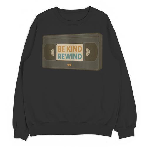 Vintage VHS Tape Humor Retro Nostalgia Graphic Unisex Sweatshirt - Figerry