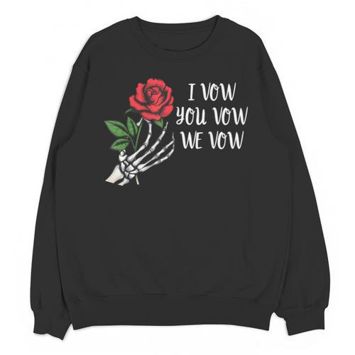 I Vow You Vow We Vow ShirtSmutty Fantasy Dark Romance Book Unisex Sweatshirt - Bookorys UK