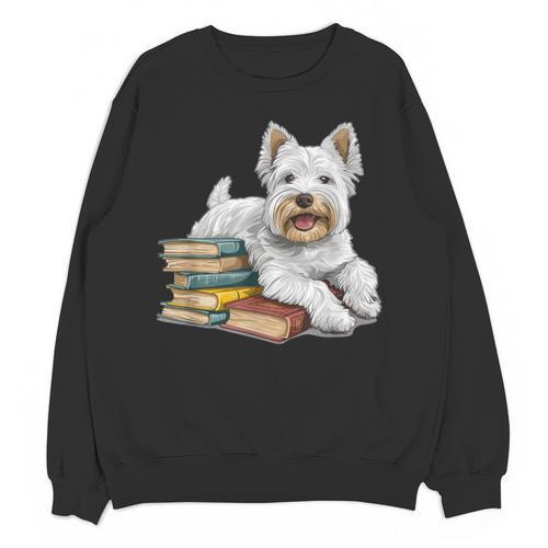 West Highland Terrier Books Dog Breed Westie For Men Women Kids Unisex Sweatshirt - Bookorys