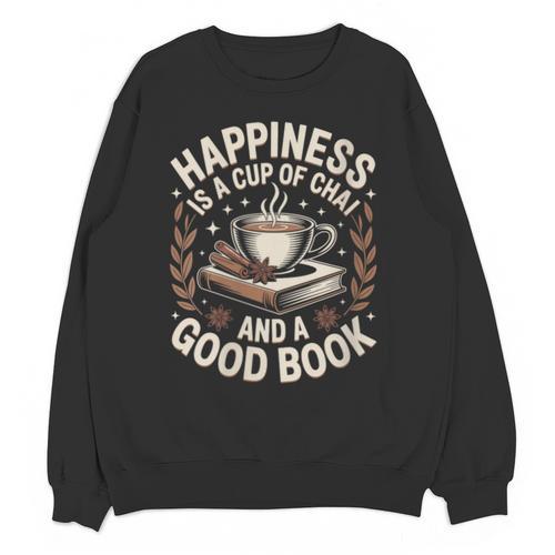 Women's Chai Tea And Books Chai Latte Lover Unisex Sweatshirt - Bookorys