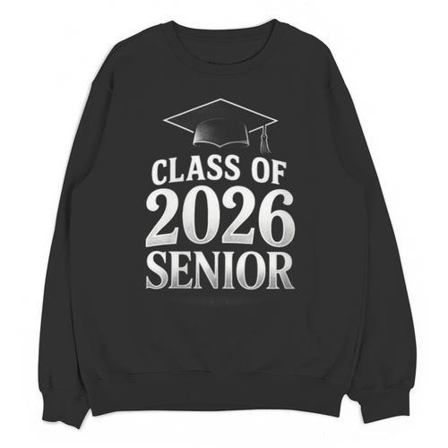 Women's Class Of 2026 Senior Graduation School College Unisex Sweatshirt - Best Gift Smart