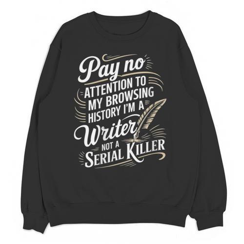 Women's I'm A Book Writer Author Book Writing Novelist Unisex Sweatshirt - Bookorys CA