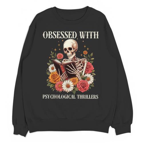 Women's Psychological Thriller Book Reader Lover Unisex Sweatshirt - Bookorys