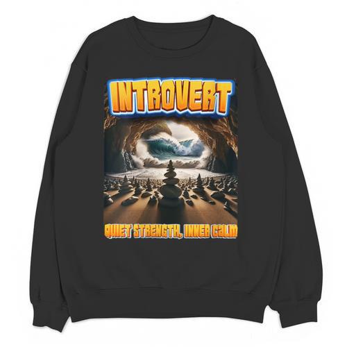 World Introvert Day Quiet Strength Inner Calm Unisex Sweatshirt - Raresse