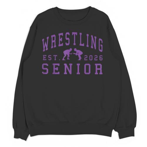 Wrestling Senior Night Wrestling Senior 2026 Graduation 84 Unisex Sweatshirt - Best Gift Smart