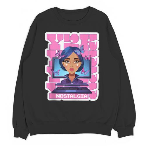 Y2K Nostalgia Retro Aesthetic Trendy Vintage Unisex Sweatshirt - Figerry