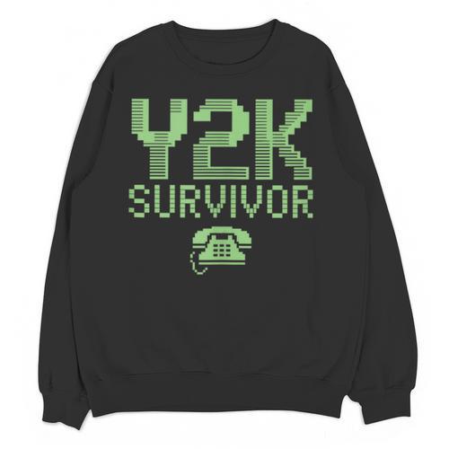 Y2K Survivor 2000s Nostalgia Retro Vintage Nostalgic Unisex Sweatshirt - Figerry
