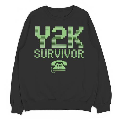 Y2K Survivor 2000s Nostalgia Retro Vintage Nostalgic Unisex Sweatshirt - Figerry