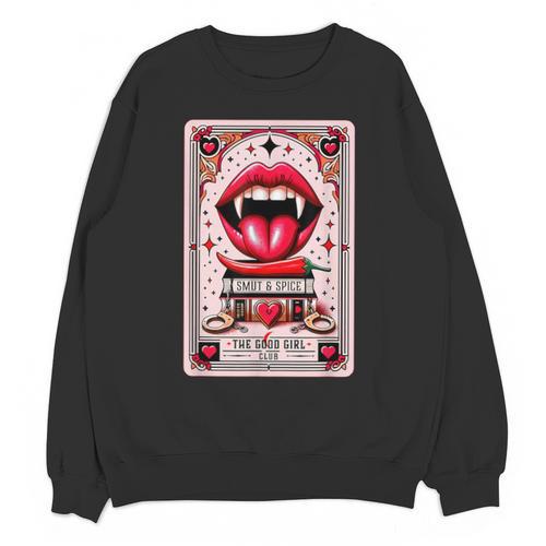 Yes Sir The Good-Girl The Good-Girl Tarot Card Smut Book Unisex Sweatshirt - Bookorys