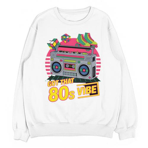 1980s 80s Reunion Nostalgia Memories Music School Grew Up Premium Tri-Blend Unisex Sweatshirt - Figerry