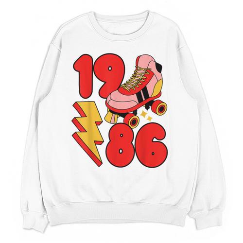 1986 Retro Roller Skate Vintage 80s Nostalgia Collector Unisex Sweatshirt - Figerry