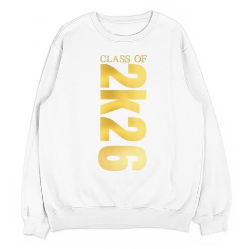 2K26 Class Of 2026 Graduation College Senior Back To School Premium Tri-Blend Unisex Sweatshirt - Best Gift Smart