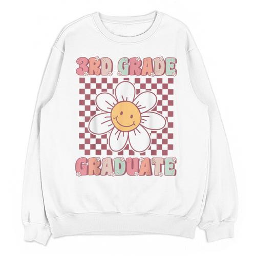 3rd Grade Graduation Cute Groovy Last Day Of Third Grade Unisex Sweatshirt - Best Gift Smart