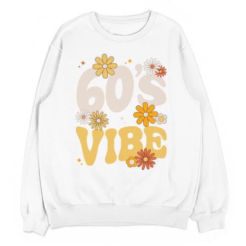 60's Vibe Vintage Nostalgia Mixtape Era 1960s Party Groovy Unisex Sweatshirt - Figerry